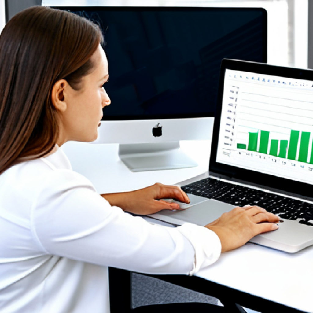 Focused Workspace**

"A professional woman working at a clean, minimalist desk in a bright, modern office, fully clothed in business casual attire, focused on a laptop screen displaying data charts, surrounded by organized documents, natural lighting, safe for work, appropriate content, professional environment, perfect anatomy, well-formed hands, correct proportions, family-friendly, detailed textures, high resolution."

**