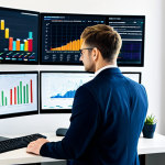 수렴적 사고 향상을 위한 자주 묻는 질문 - Data-Driven Decision**

"A professional analyst in a modern office, reviewing data dashboards on mul...