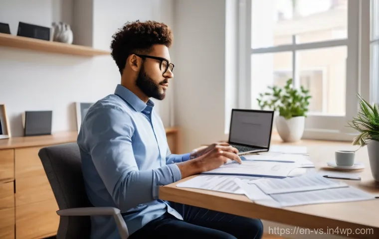 수렴적 사고의 중요성 및 이점 - **Prompt:** An adult individual, wearing business casual clothing, is seated at a sleek, modern desk...
