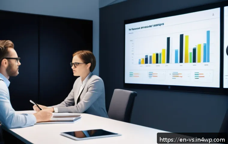수렴적 사고를 통한 의사결정 과정 개선 - A modern office meeting scene showing a diverse group of professionals gathered around a sleek confe...